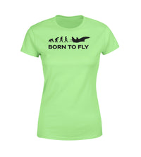 Thumbnail for Born To Fly Military Designed Women T-Shirts