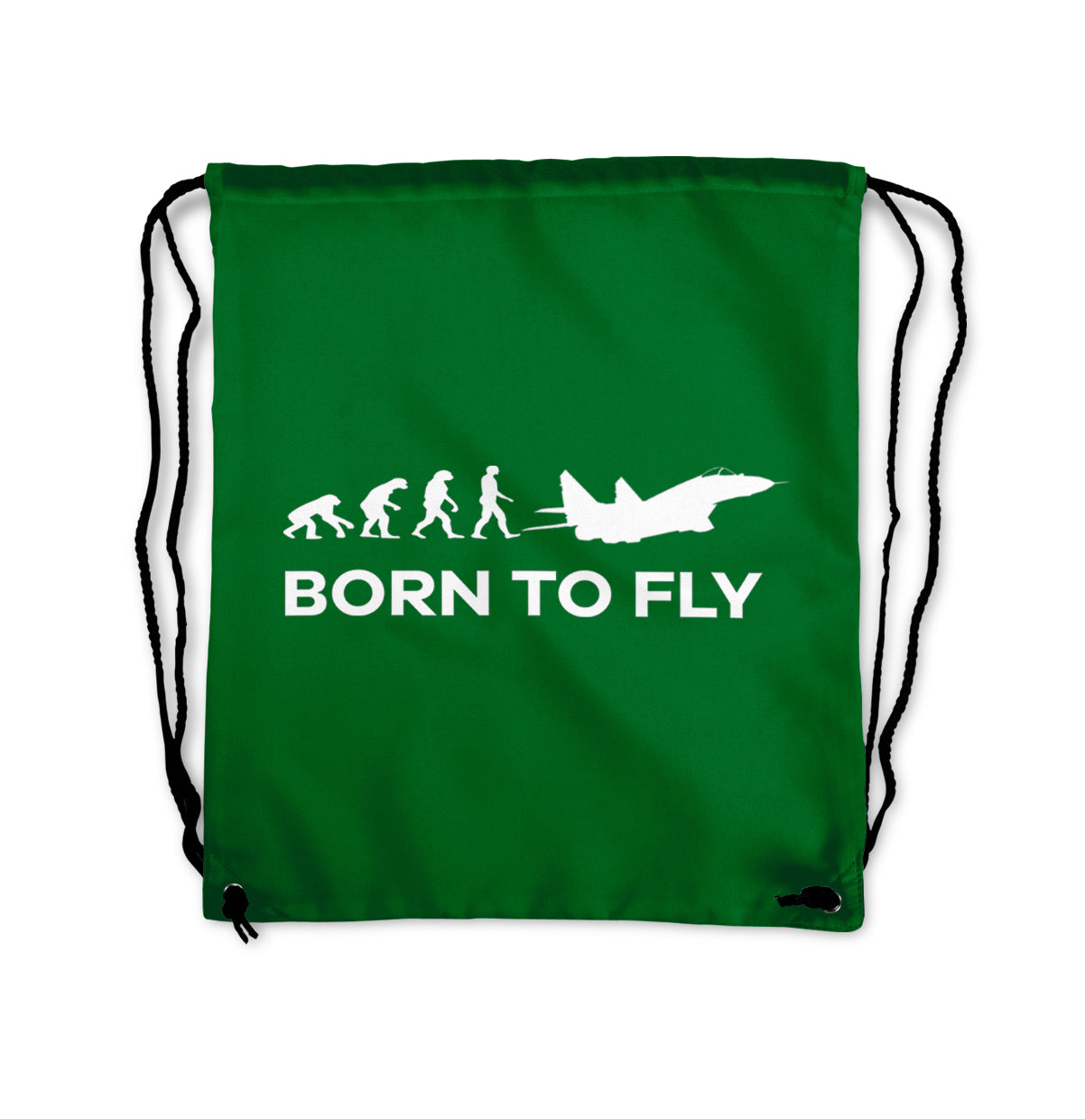 Born To Fly Military Designed Drawstring Bags