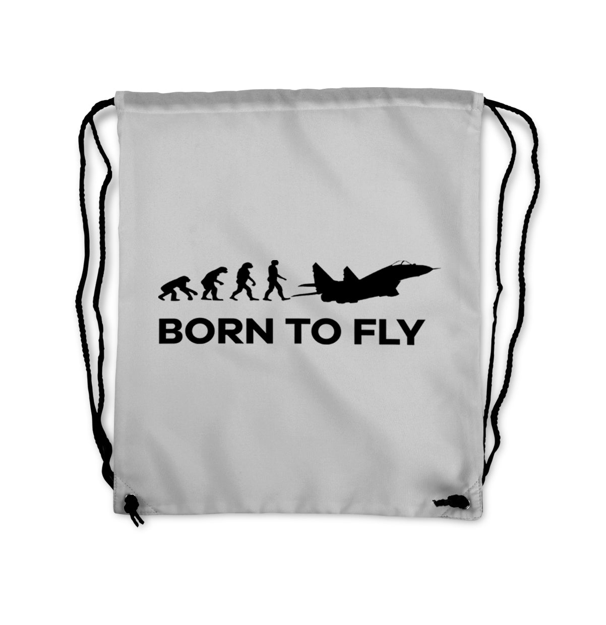 Born To Fly Military Designed Drawstring Bags