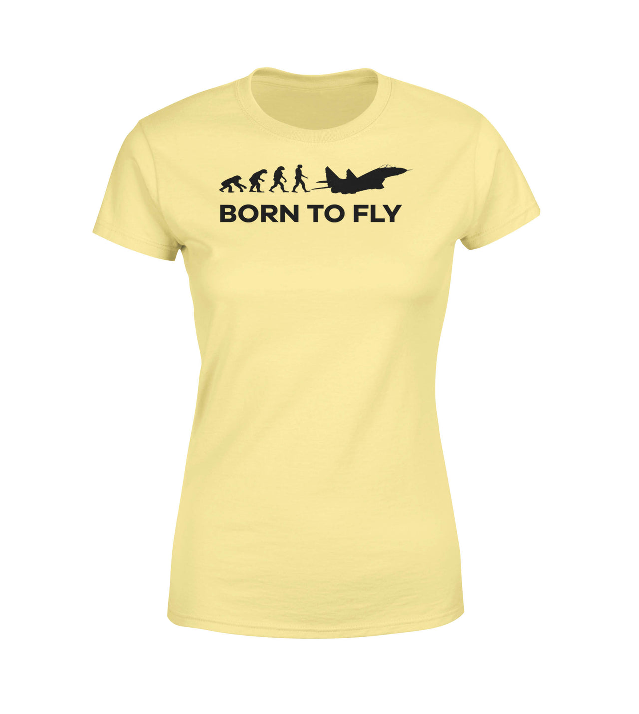 Born To Fly Military Designed Women T-Shirts