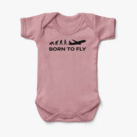 Thumbnail for Born To Fly Designed Baby Bodysuits