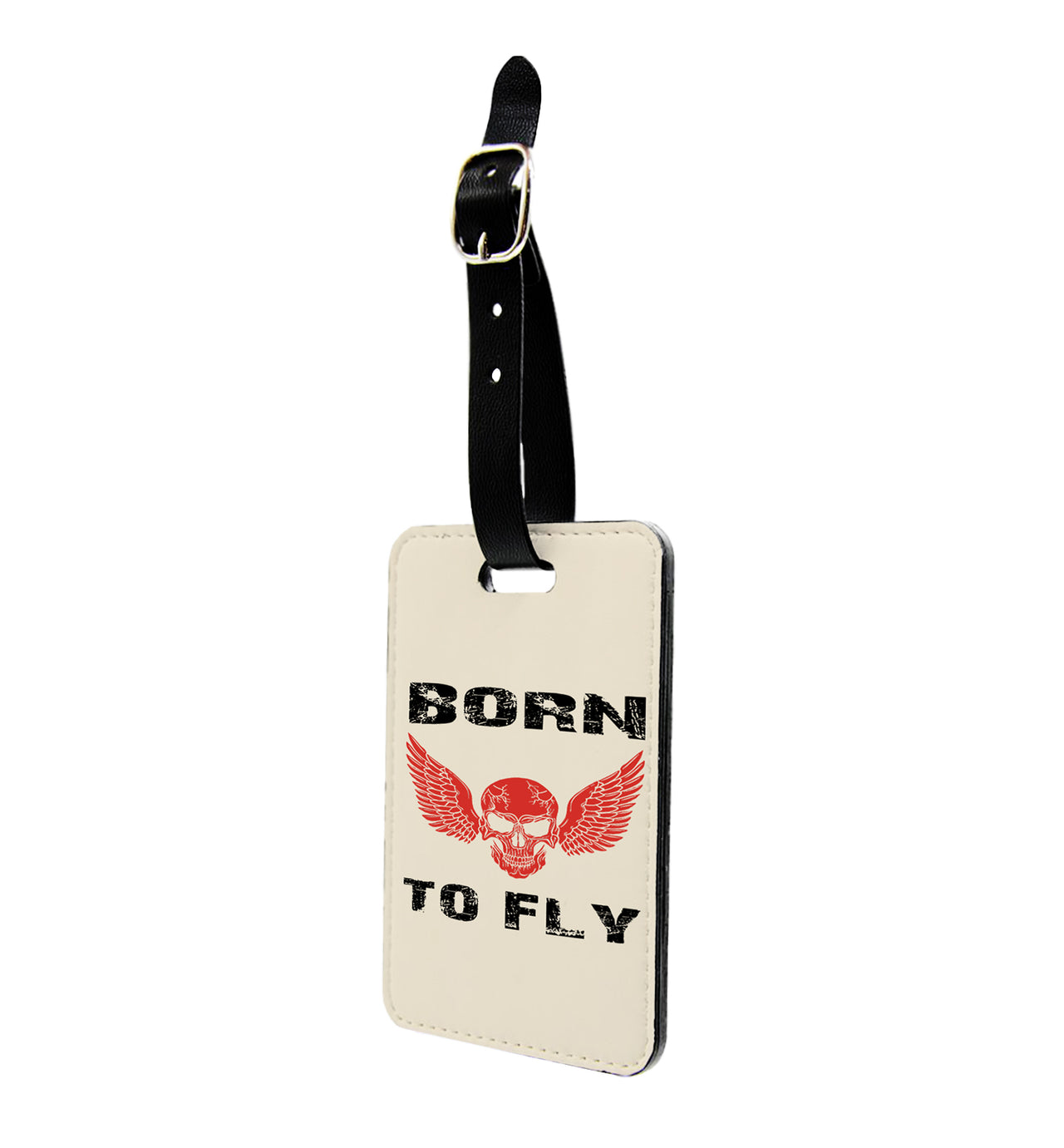 Born To Fly SKELETON Designed Luggage Tag