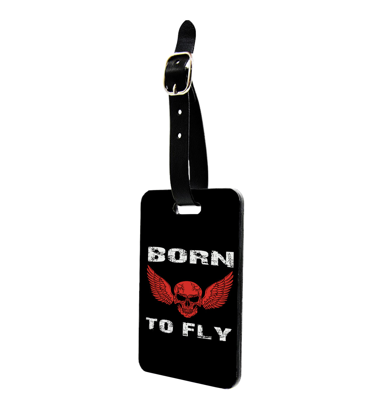 Born To Fly SKELETON Designed Luggage Tag