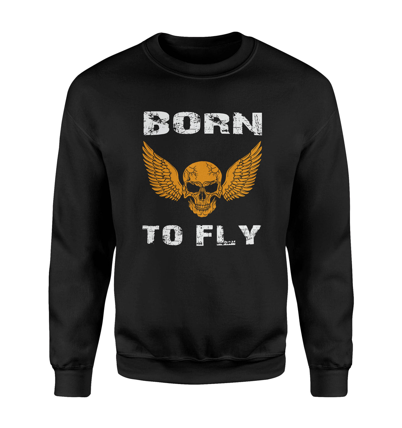 Born To Fly SKELETON Designed Sweatshirts