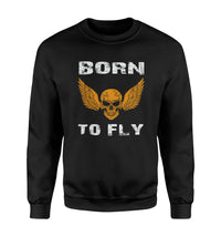 Thumbnail for Born To Fly SKELETON Designed Sweatshirts