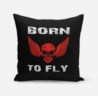 Thumbnail for Born To Fly SKELETON Designed Pillows