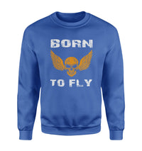 Thumbnail for Born To Fly SKELETON Designed Sweatshirts