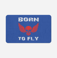 Thumbnail for Born To Fly SKELETON Designed Bath Mats