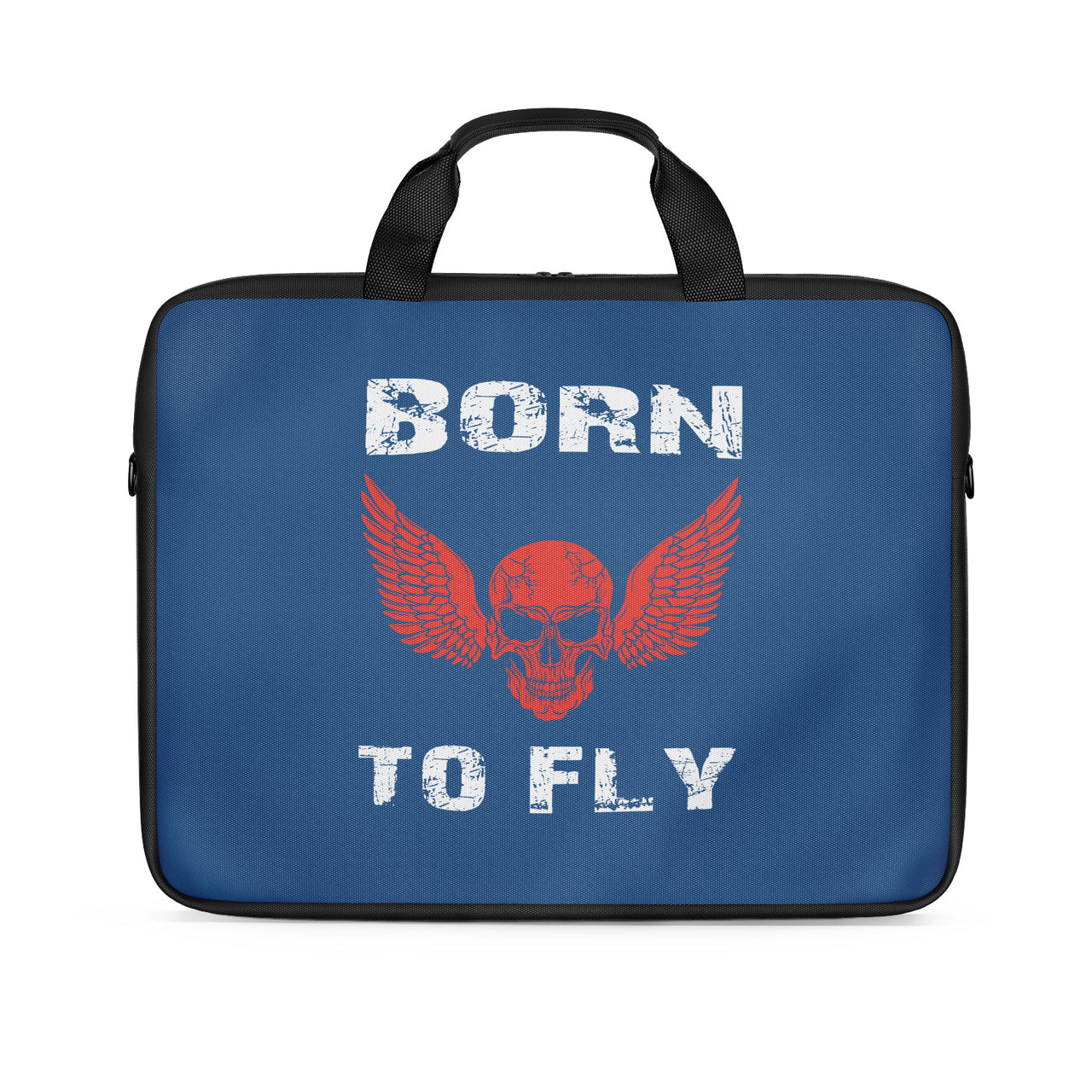 Born To Fly SKELETON Designed Laptop & Tablet Bags