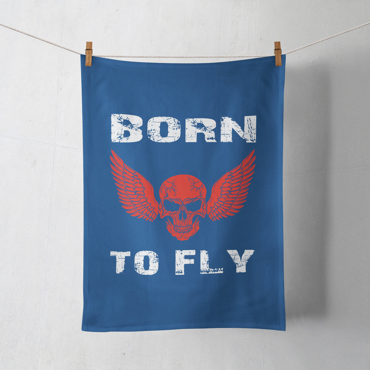 Born To Fly SKELETON Designed Towels