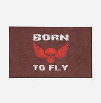 Thumbnail for Born To Fly SKELETON Designed Door Mats