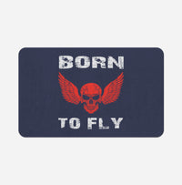 Thumbnail for Born To Fly SKELETON Designed Bath Mats