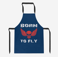 Thumbnail for Born To Fly SKELETON Designed Kitchen Aprons