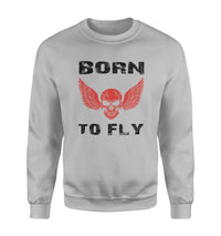 Thumbnail for Born To Fly SKELETON Designed Sweatshirts