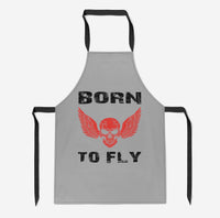 Thumbnail for Born To Fly SKELETON Designed Kitchen Aprons