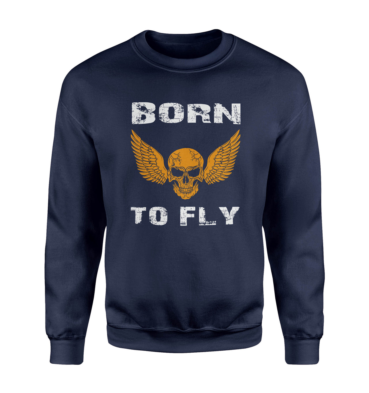 Born To Fly SKELETON Designed Sweatshirts