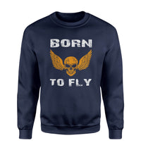 Thumbnail for Born To Fly SKELETON Designed Sweatshirts