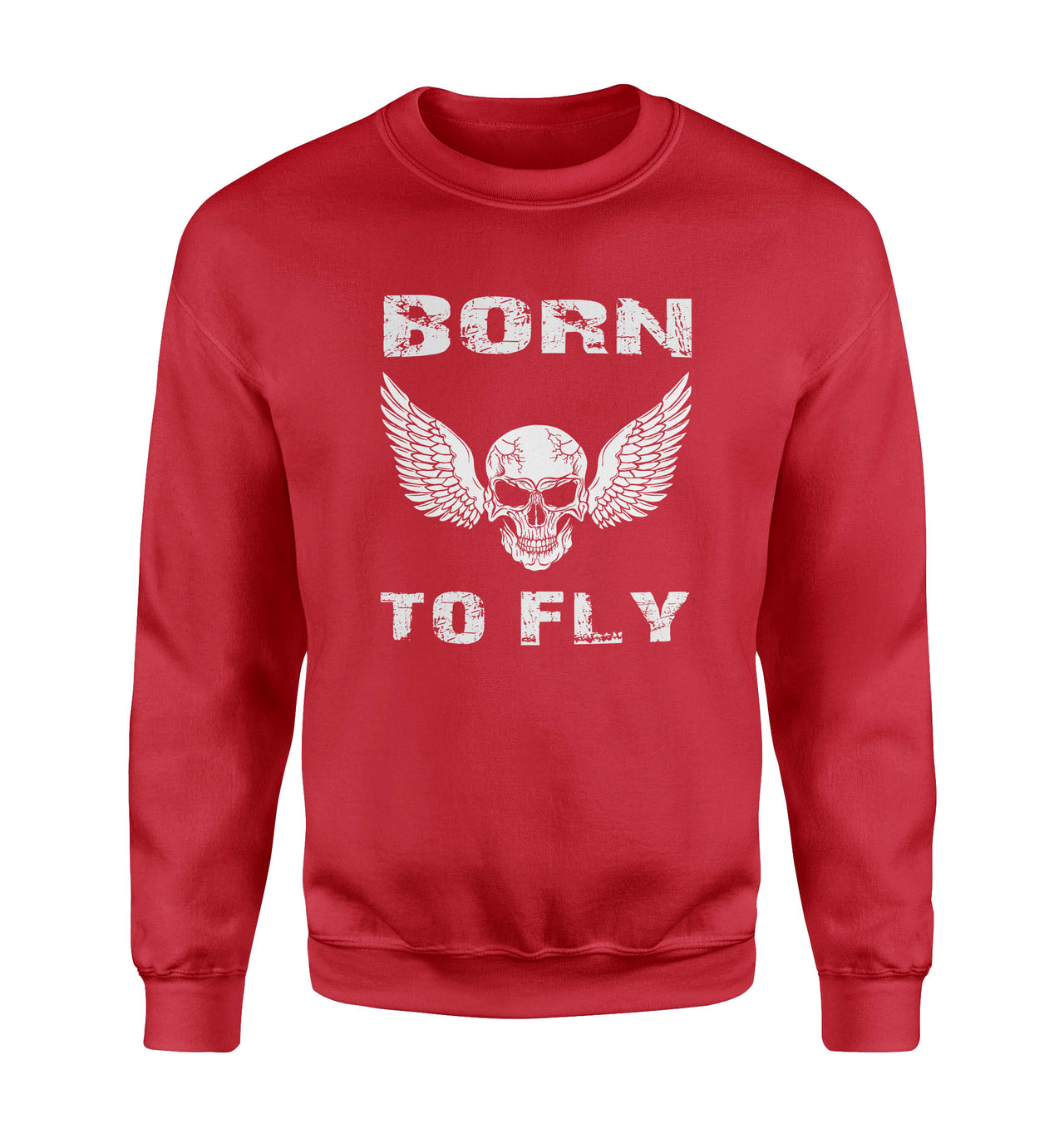 Born To Fly SKELETON Designed Sweatshirts