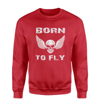 Thumbnail for Born To Fly SKELETON Designed Sweatshirts