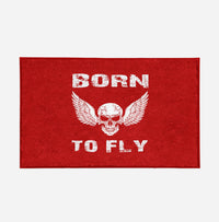 Thumbnail for Born To Fly SKELETON Designed Door Mats