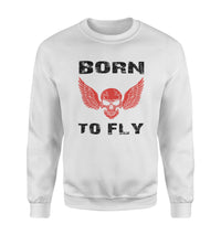 Thumbnail for Born To Fly SKELETON Designed Sweatshirts