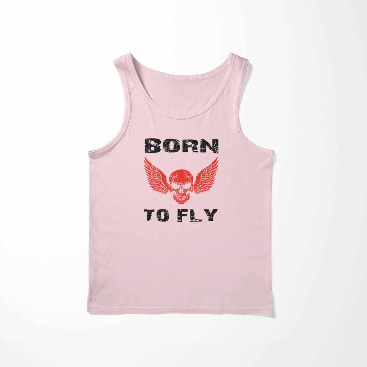 Born To Fly SKELETON Designed Tank Tops