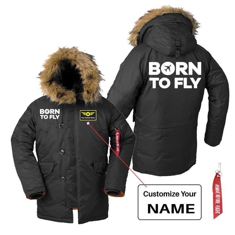 Born To Fly Special Designed Parka Bomber Jackets