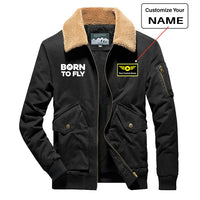 Thumbnail for Born To Fly Special Designed Thick Bomber Jackets
