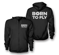 Thumbnail for Born To Fly Special Designed Zipped Hoodies