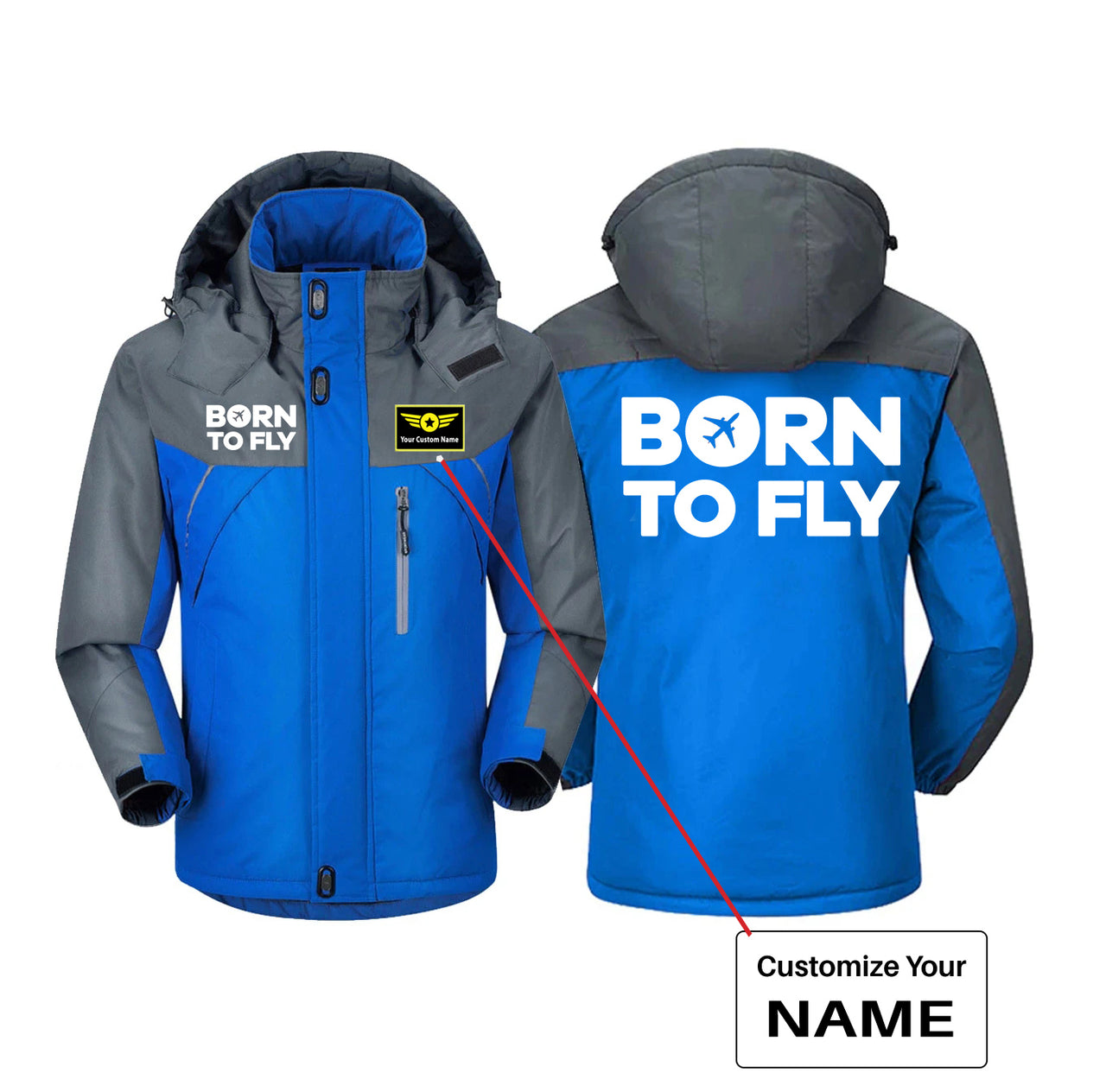 Born To Fly Special Designed Thick Winter Jackets