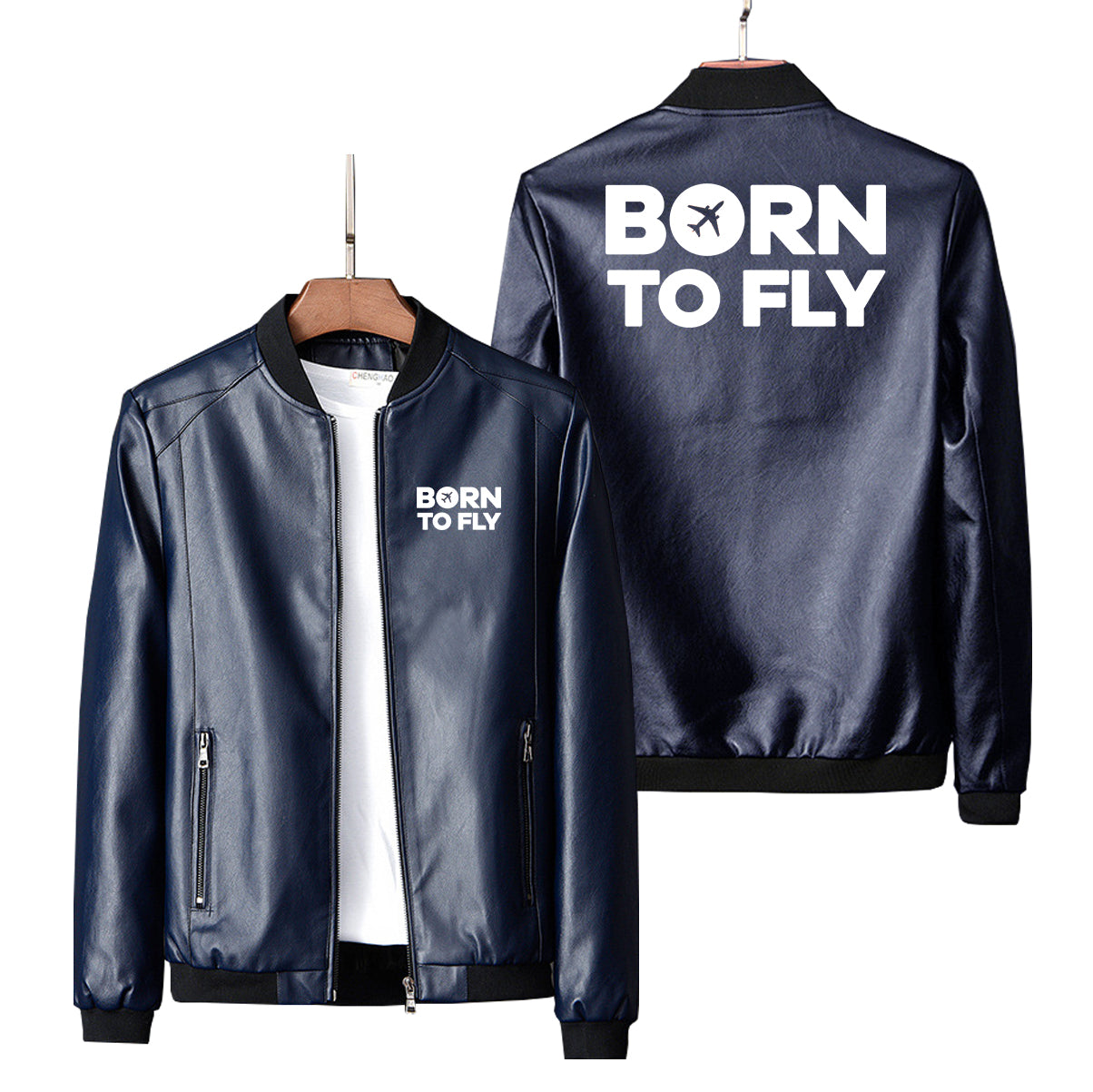Born To Fly Special Designed PU Leather Jackets