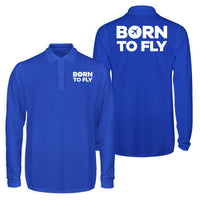 Thumbnail for Born To Fly Special Designed Long Sleeve Polo T-Shirts (Double-Side)
