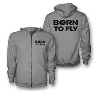 Thumbnail for Born To Fly Special Designed Zipped Hoodies