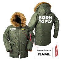 Thumbnail for Born To Fly Special Designed Parka Bomber Jackets
