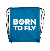Thumbnail for Born To Fly Special Designed Drawstring Bags