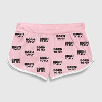Thumbnail for Born To Fly Special Designed Women Beach Style Shorts