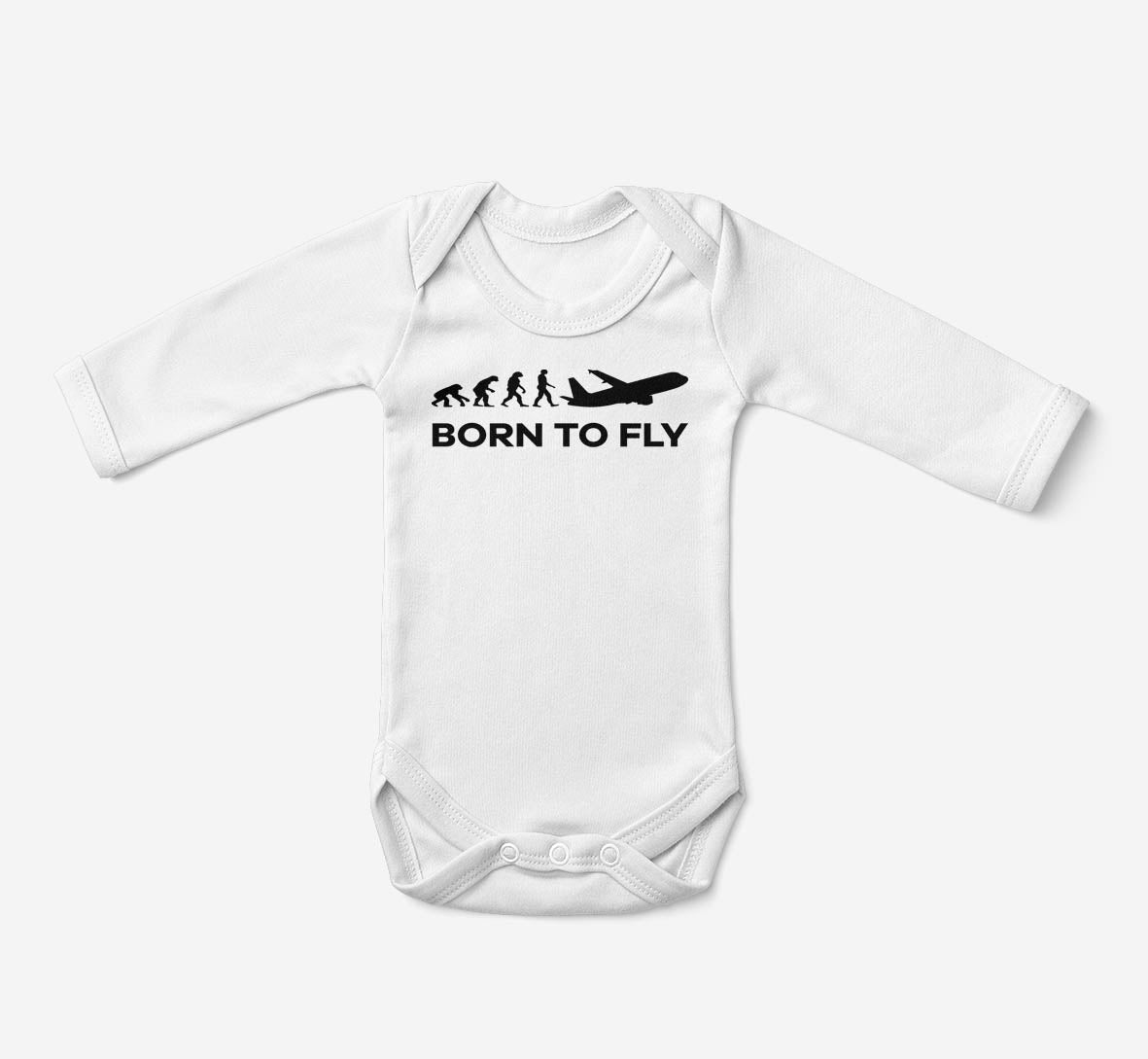Born To Fly Designed Baby Bodysuits