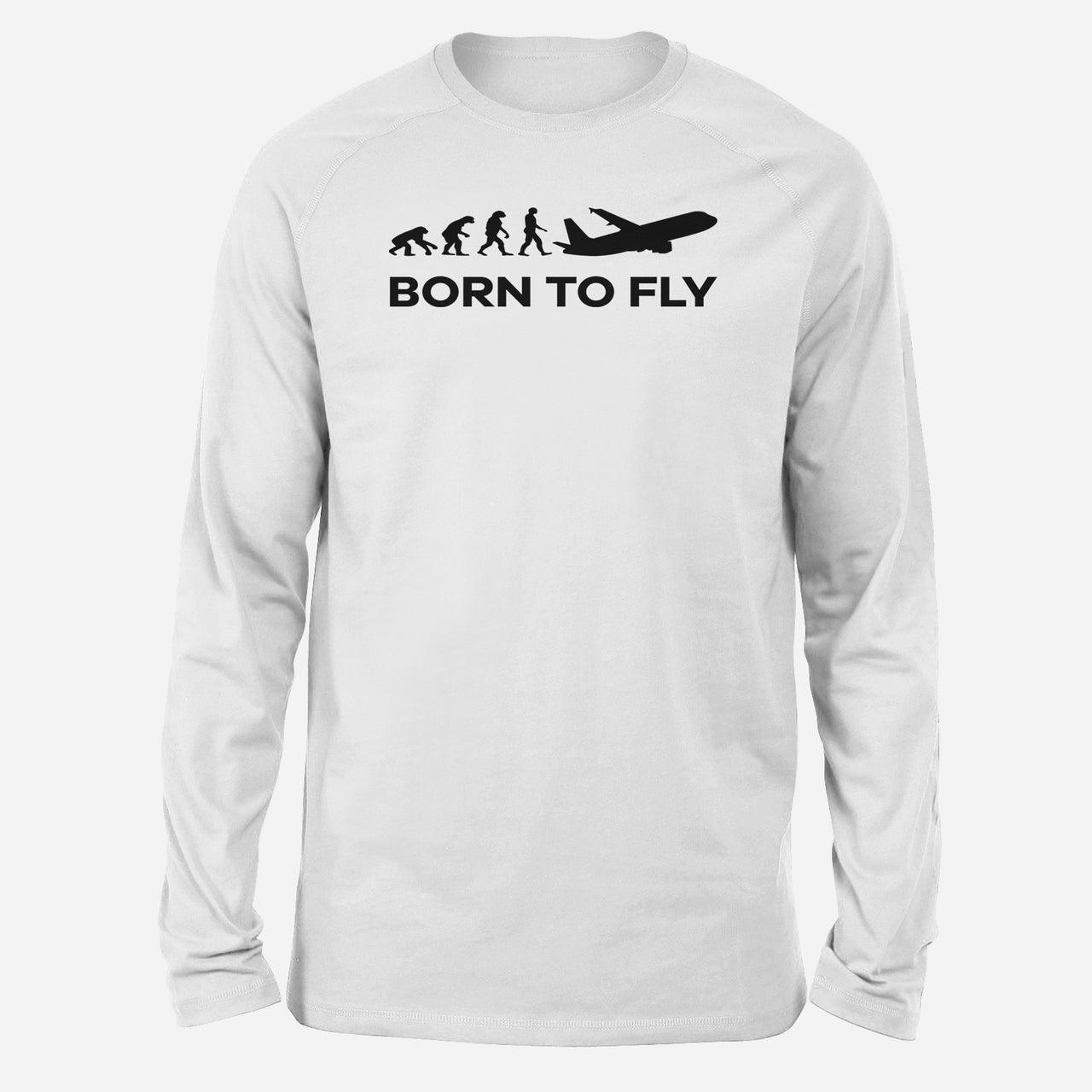 Born To Fly Designed Long-Sleeve T-Shirts