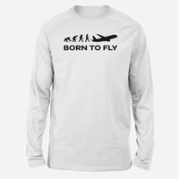 Thumbnail for Born To Fly Designed Long-Sleeve T-Shirts