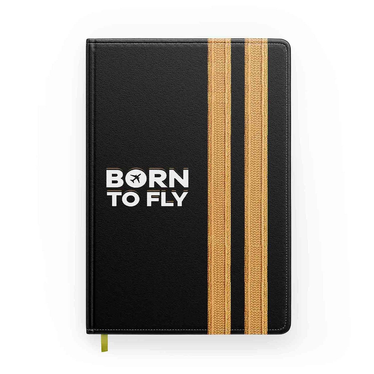 Born To Fly & Pilot Epaulettes (4,3,2 Lines) Designed Notebooks