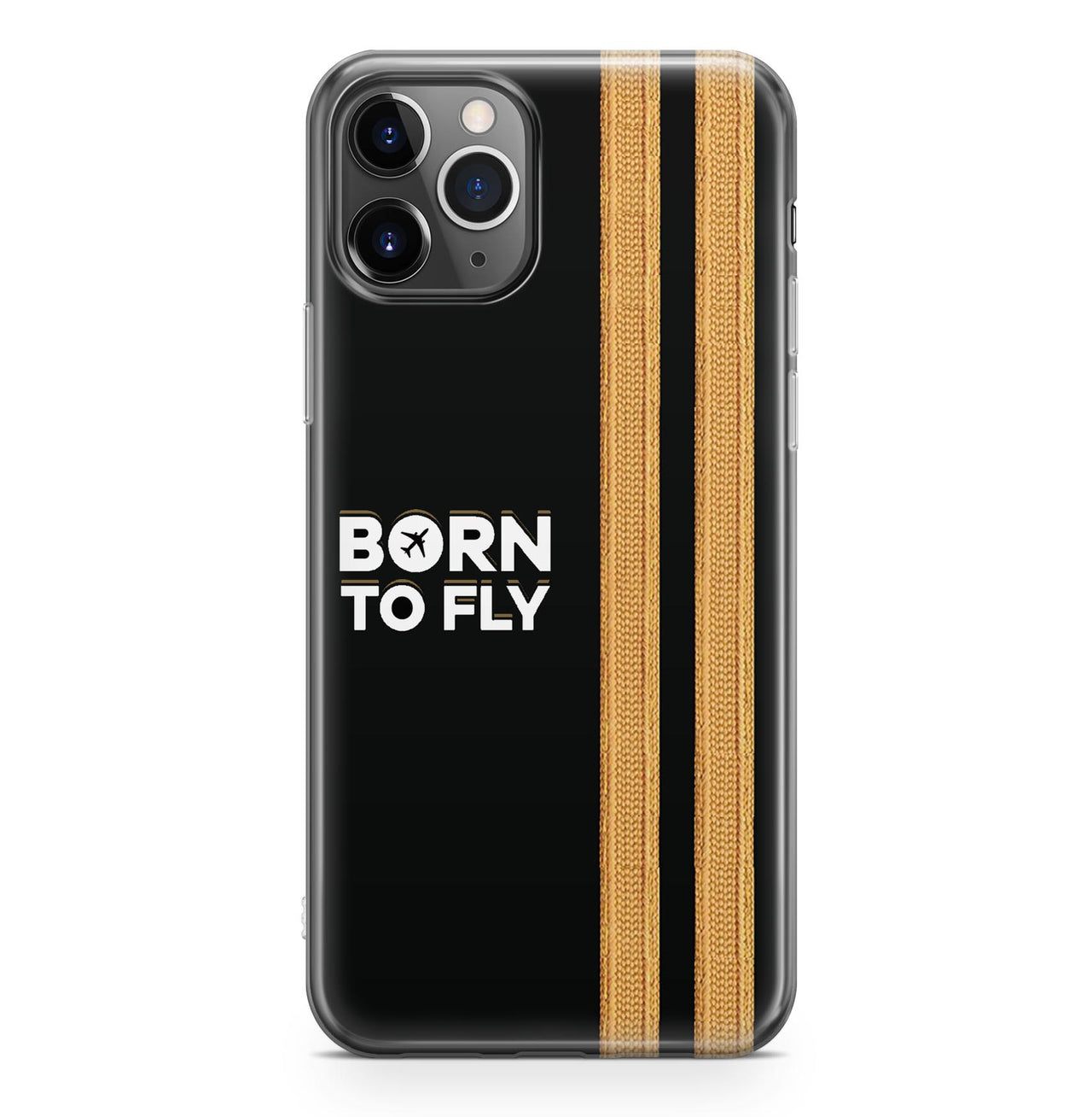 Born To Fly & Pilot Epaulettes Designed iPhone Cases