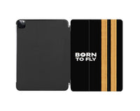 Thumbnail for Born To Fly & Pilot Epaulettes (2 Lines) Designed iPad Cases