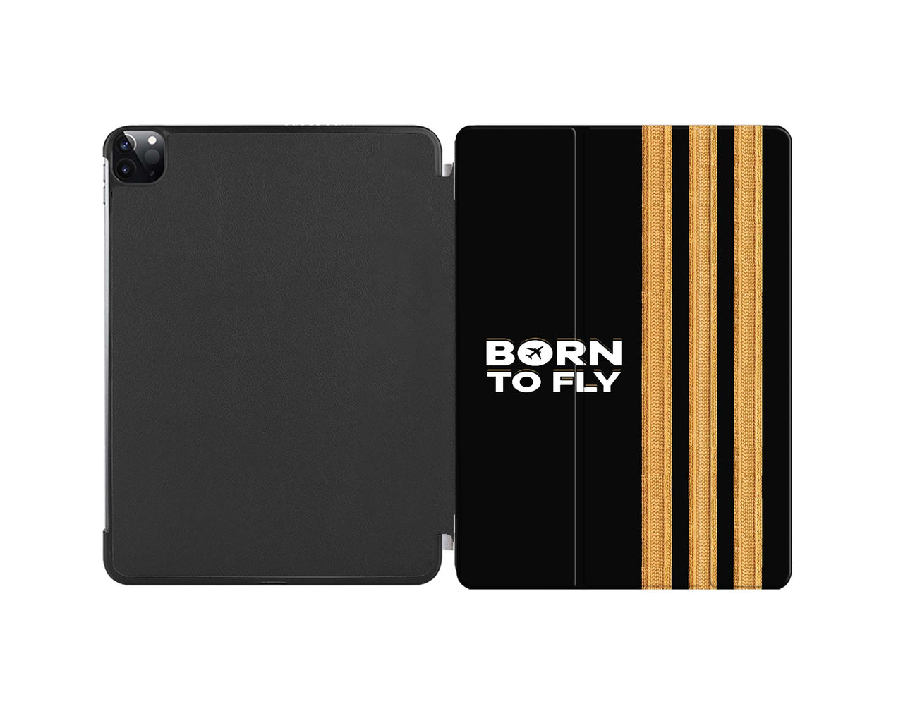 Born To Fly & Pilot Epaulettes (3 Lines) Designed iPad Cases