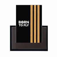Thumbnail for Born To Fly & Pilot Epaulettes (3 Lines) Designed Magnets