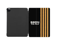 Thumbnail for Born To Fly & Pilot Epaulettes (4 Lines) Designed iPad Cases
