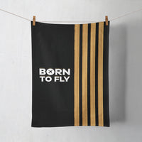 Thumbnail for Born To Fly & Pilot Epaulettes (4 Lines) Designed Towels