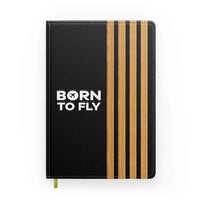 Thumbnail for Born To Fly & Pilot Epaulettes (4,3,2 Lines) Designed Notebooks