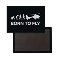 Thumbnail for Born To Fly (Helicopter) Designed Magnet Pilot Eyes Store 