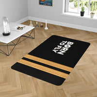 Thumbnail for Born to Fly & Pilot Epaulettes 2 Lines Designed Carpet & Floor Mats