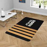 Thumbnail for Born to Fly & Pilot Epaulettes 4 Lines Designed Carpet & Floor Mats